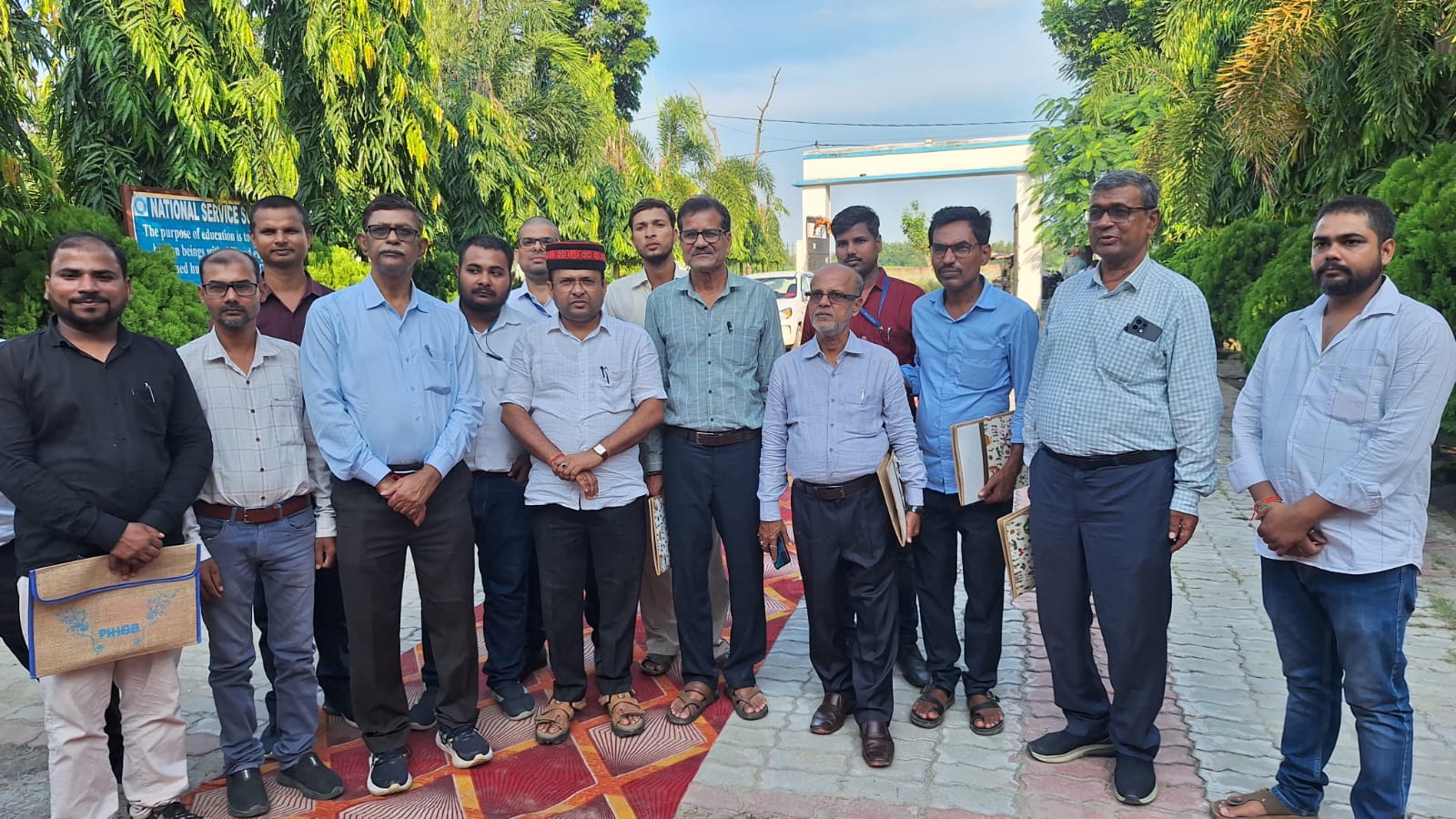 Delegates on the decorated conference grounds at NCNGC-2026