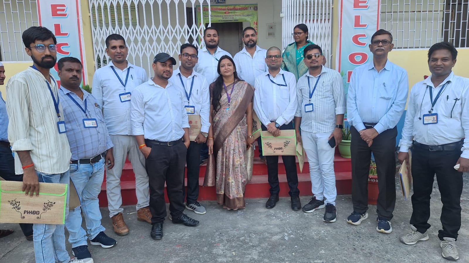 Participants with their conference kits at the NCNGC-2026 venue