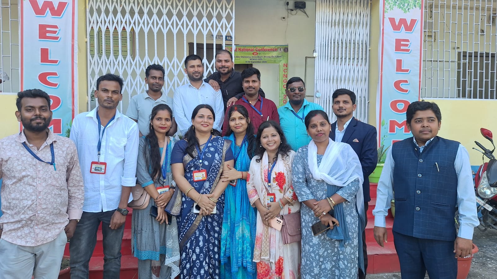 Delegates posing together at the NCNGC-2026 campus